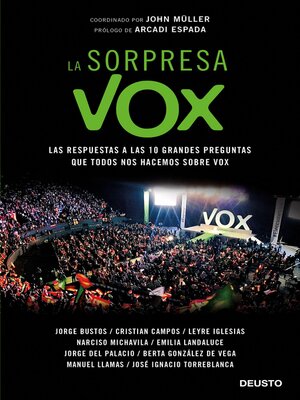 cover image of La sorpresa Vox